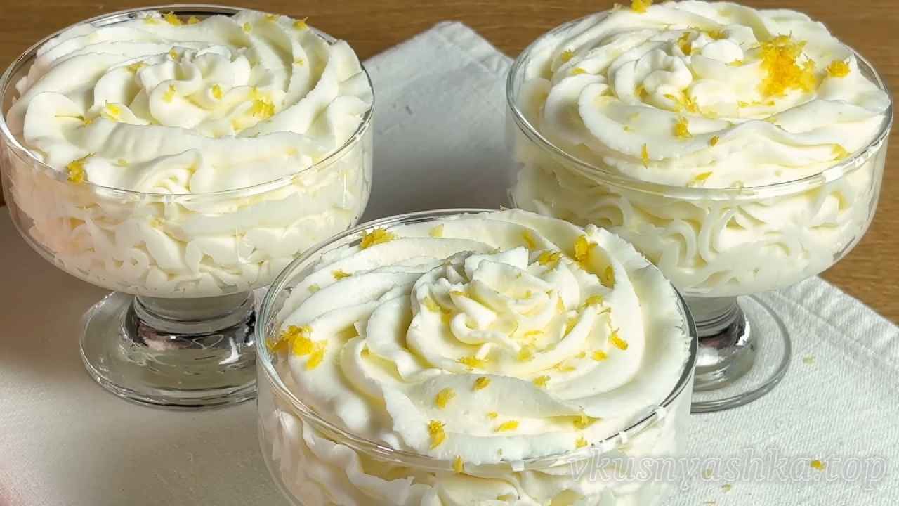 Итальянский лимонный мусс
