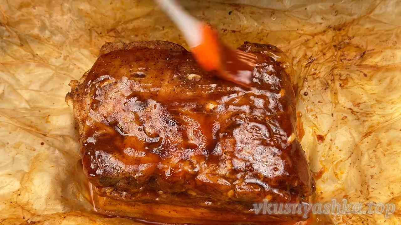 Как приготовить сочную свиную грудинку в аэрогриле: Шаг 5